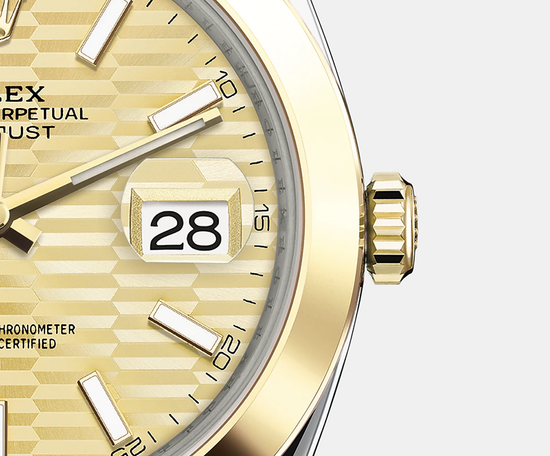 Rolex Replica Watch Datejust 41mm, Oystersteel and 18k Yellow Gold, 126303-0022