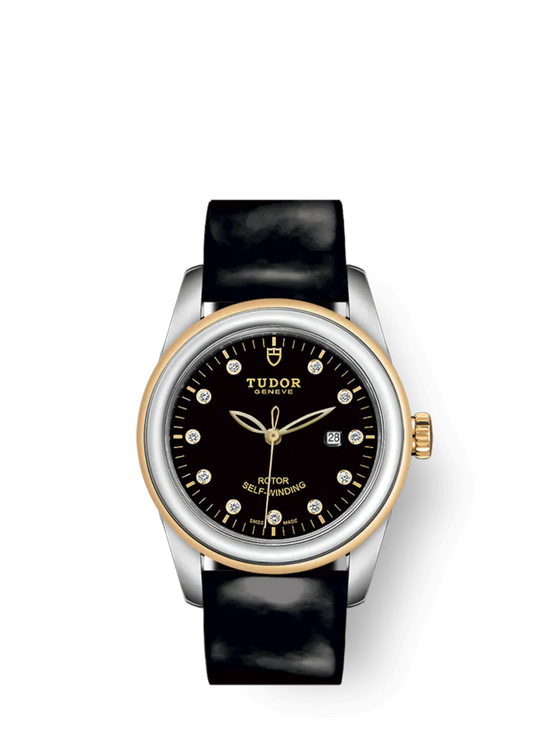 Tudor Replica Watch Glamour Date, Stainless Steel and 18k Yellow Gold with Diamond-set, 31mm, M53003-0020